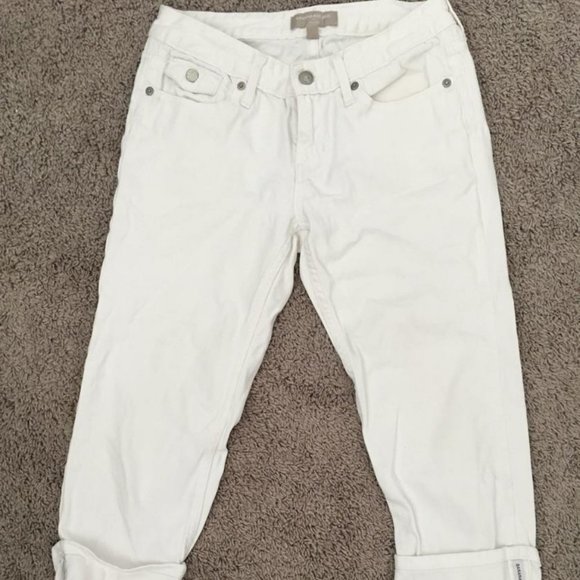 Banana Republic Jeans Banana Republic White Low Waist Skinny Jeans